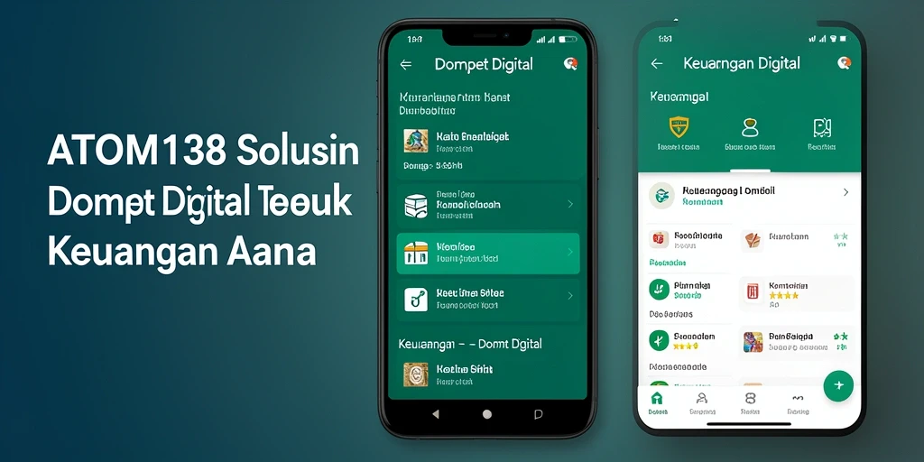 Antarmuka utama ATOM138 yang intuitif dan user-friendly.