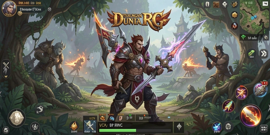 Tampilan antarmuka RPG V07 yang menarik dan interaktif.
